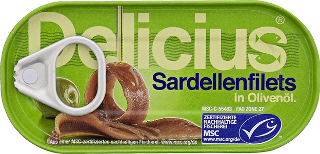 Sardellenfilets in Olivenöl