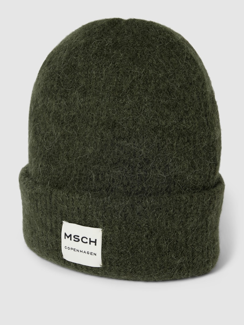 Beanie mit Label-Patch Modell 'Hope' in bottle