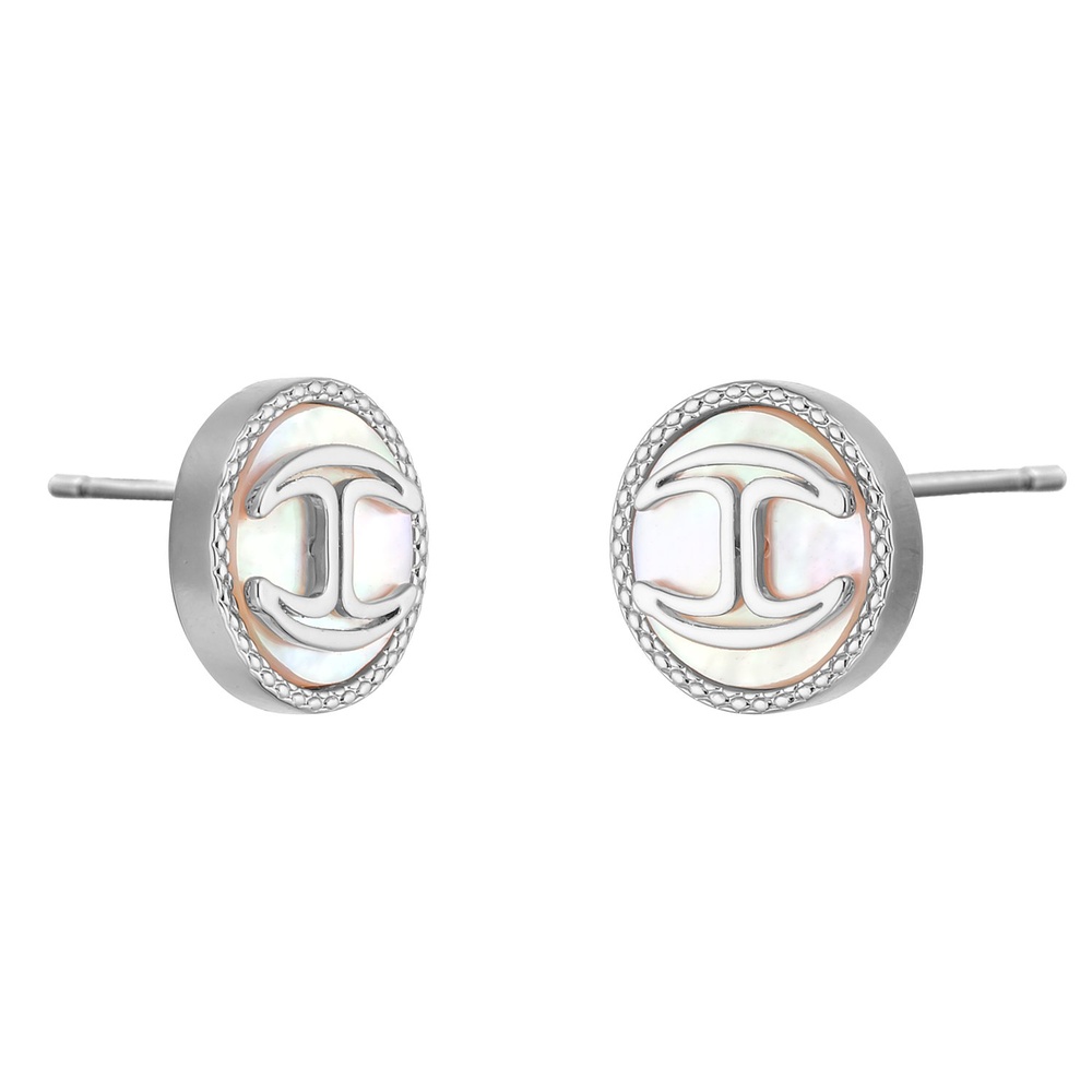 Just Cavalli Boucles d'oreilles à fermoir à poussette Laiton Boucles d'oreilles