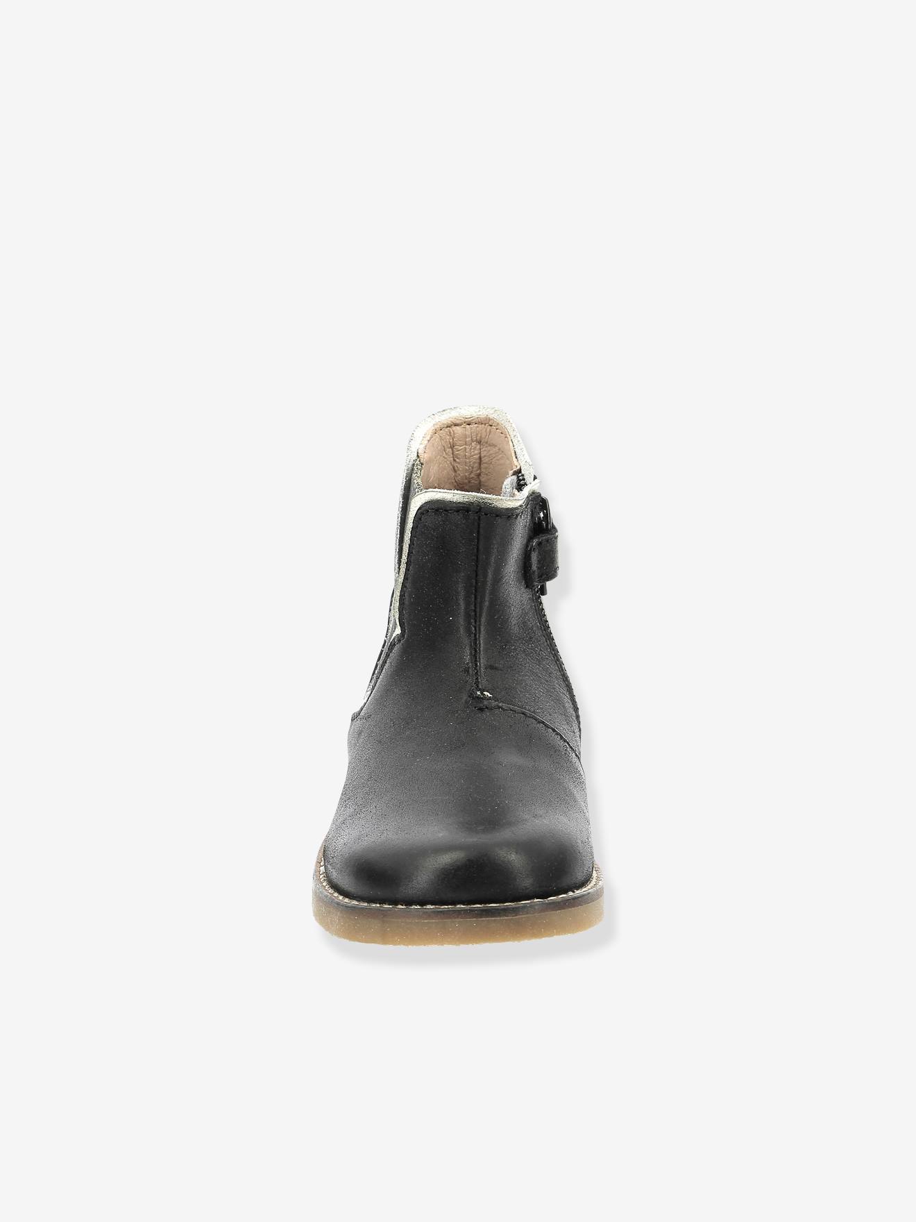 Boots en cuir fille Sarmille ASTER® bordeaux