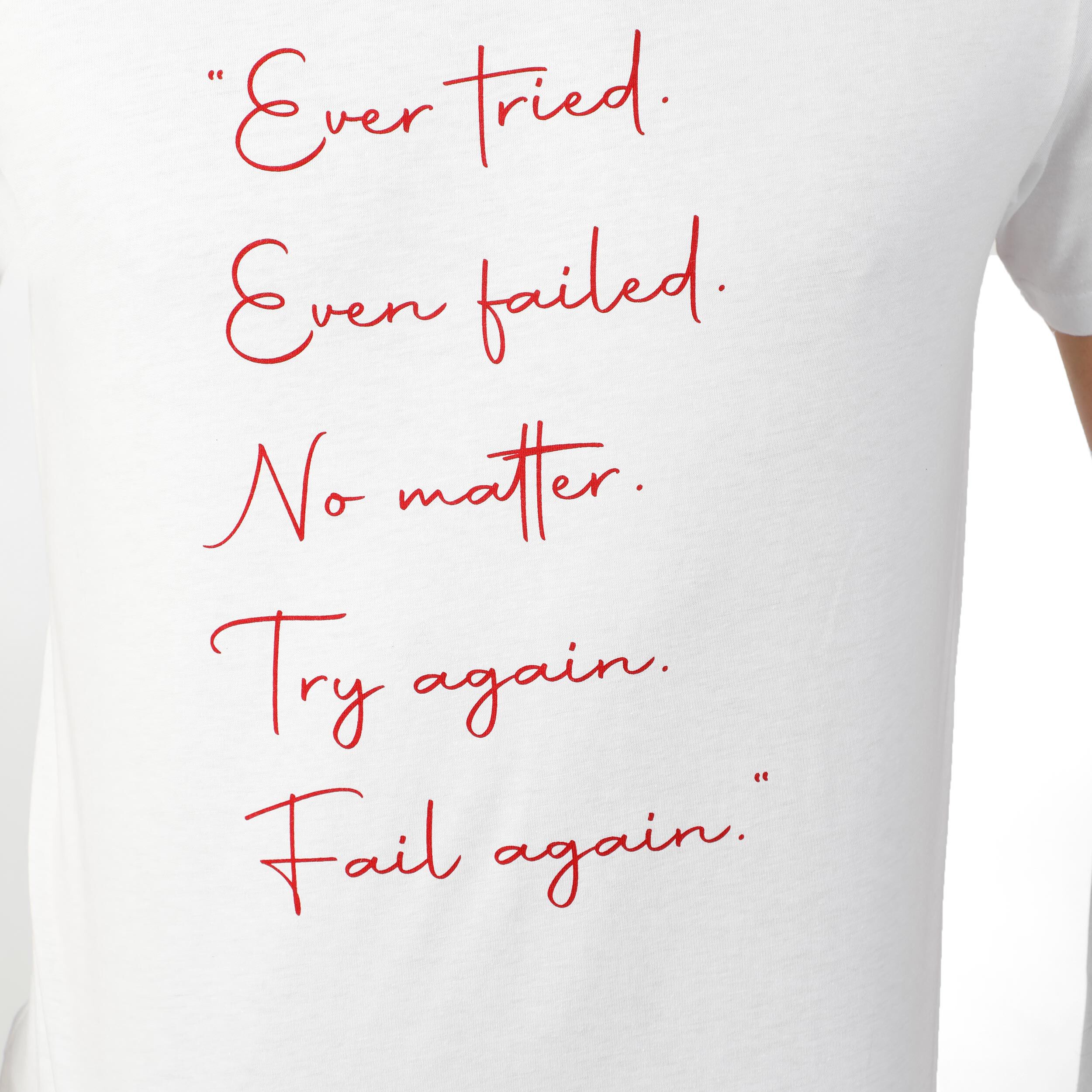 Ever Tried T-Shirt Herren - Weiß, Rot