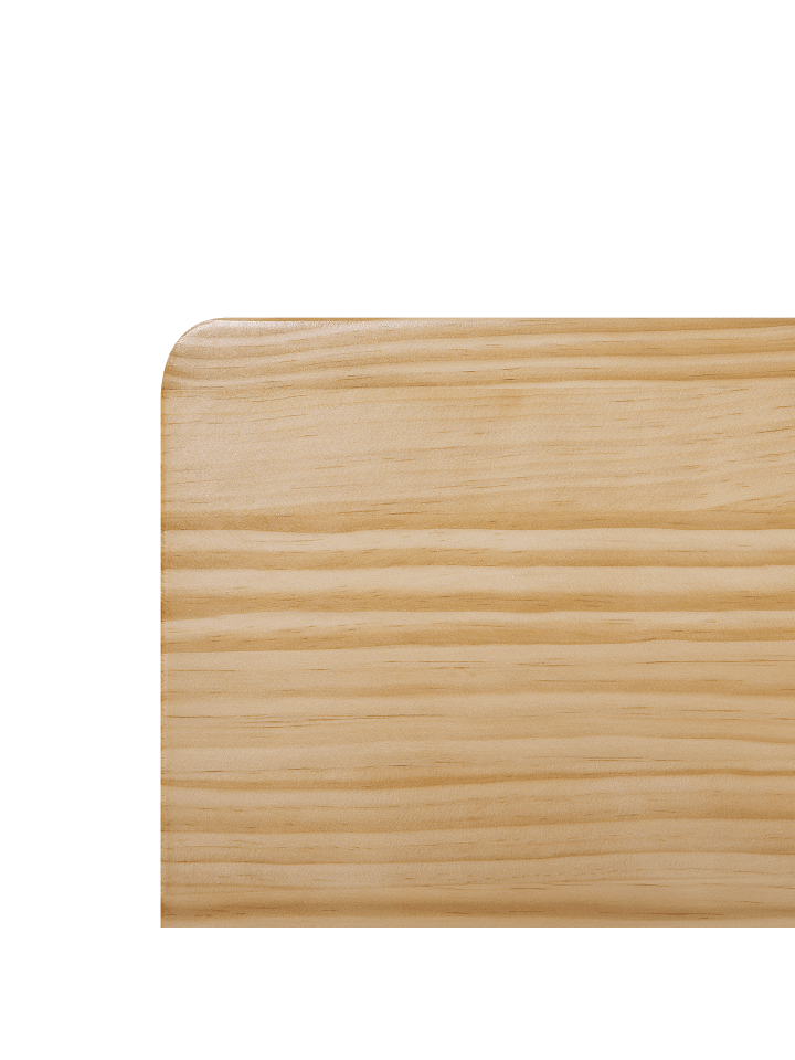 Beliani Doppelbett ROYAN in Heller Holzfarbton - (W) 189 x (H) 79 x (L) 210 cm günstig kaufen onesize