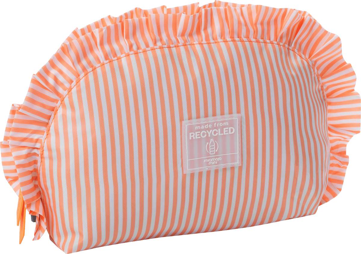 Kulturbeutel orange Streifen, 1 St