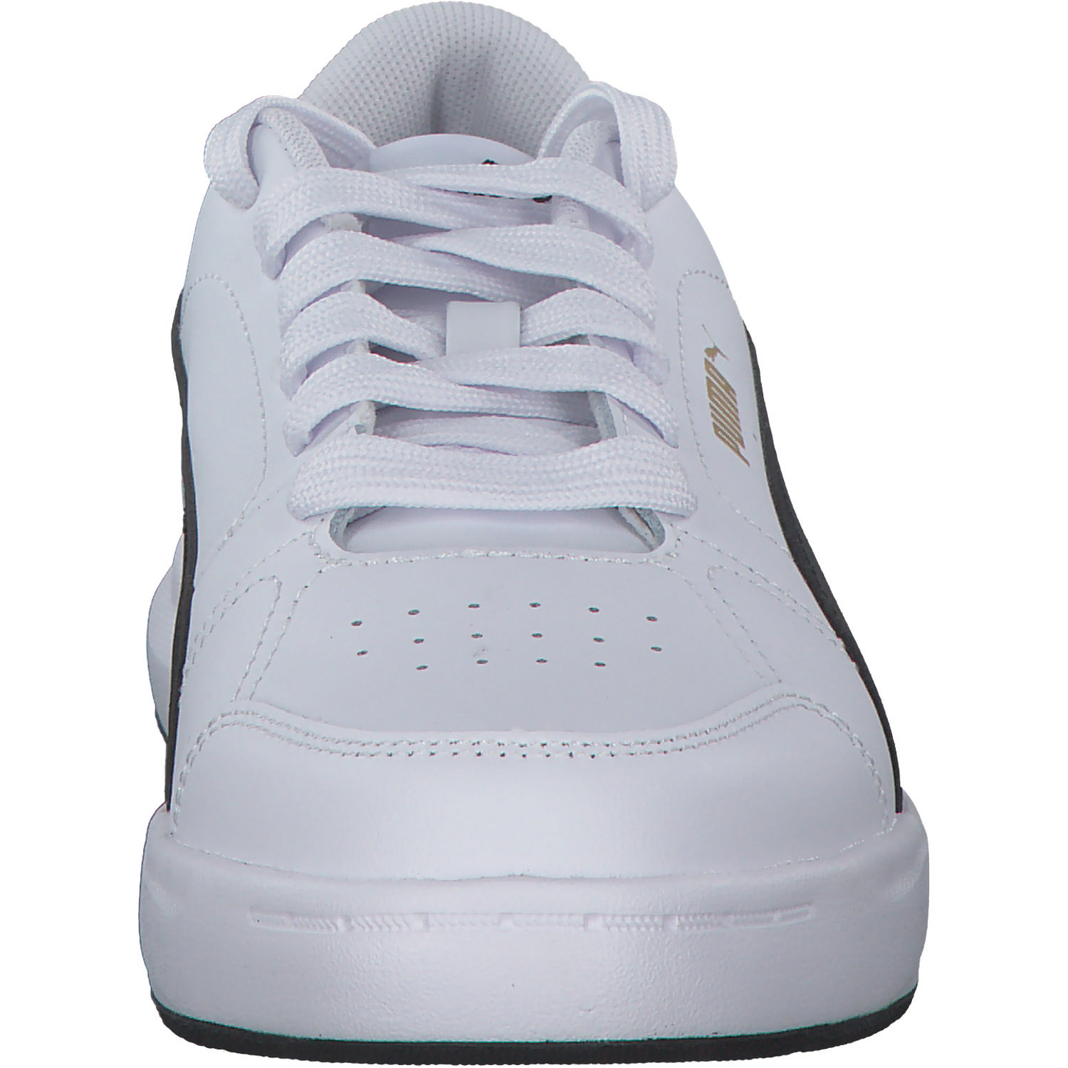 Puma Evolve Court Jr. 389144, Schnürschuhe, puma white/puma black/puma gol