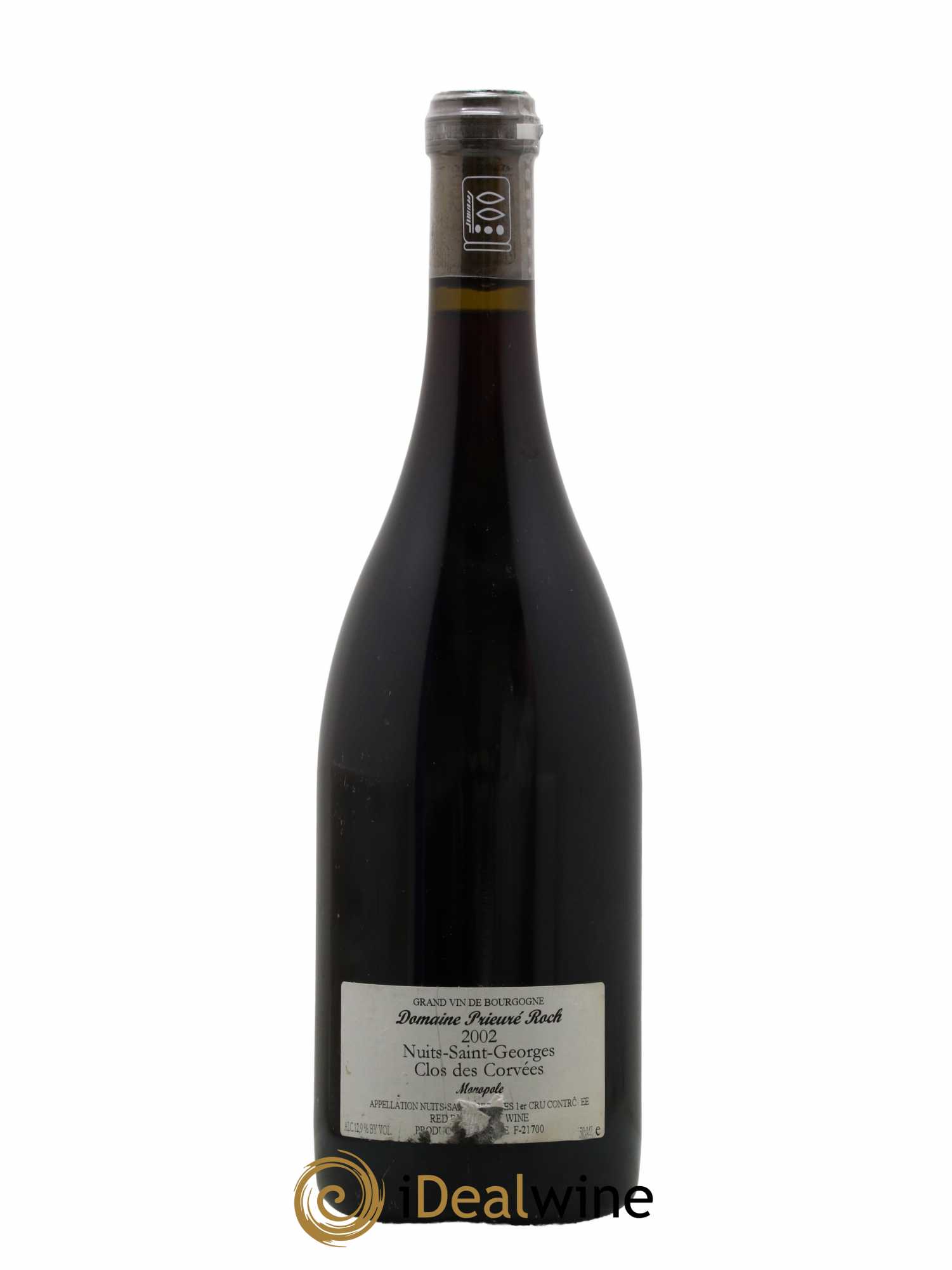 Nuits Saint-Georges 1er Cru Le Clos des Corvées Prieuré Roch  2002 - Lot de 1 Bouteille