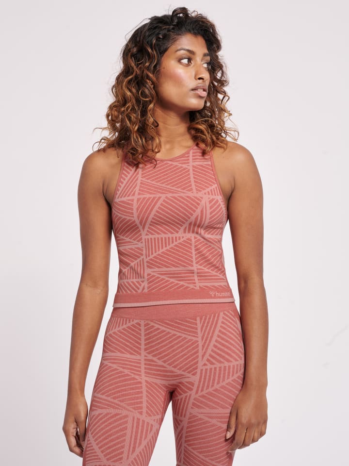 Hummel Hummel Bh Hmlmt Energy Multisport Damen in WITHERED ROSE/ROSE TAN MELANGE günstig kaufen L