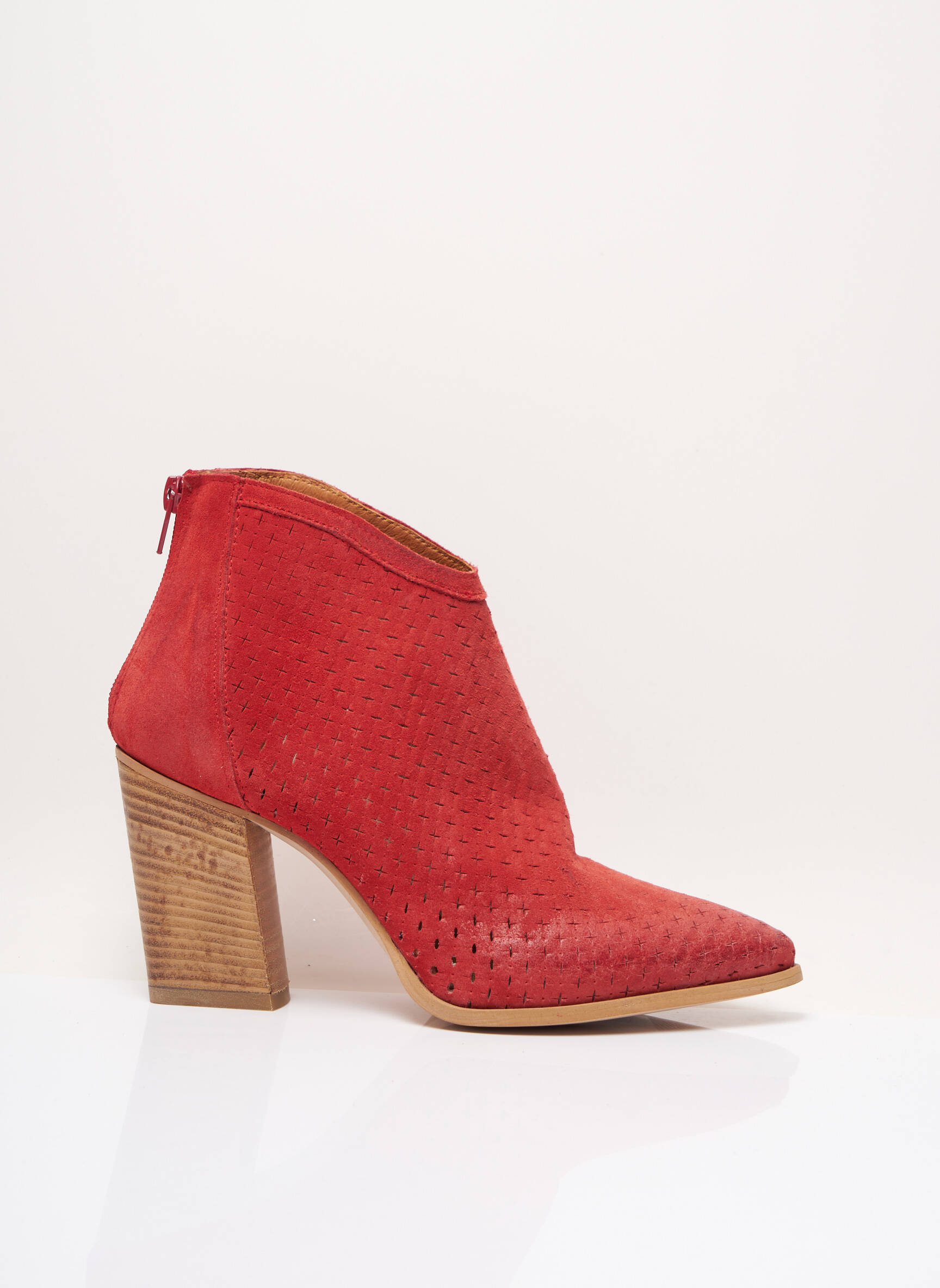 Spaziozero8 Bottines Femme couleur rouge
