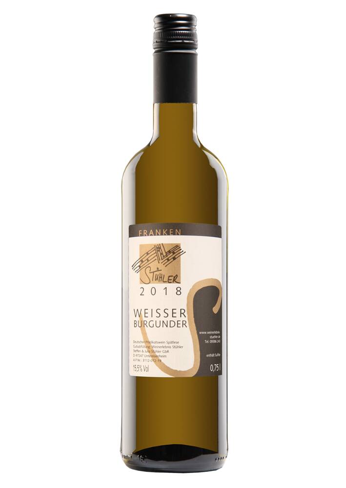 Weinerlebnis Stühler Weisser Burgunder Spätlese 2018