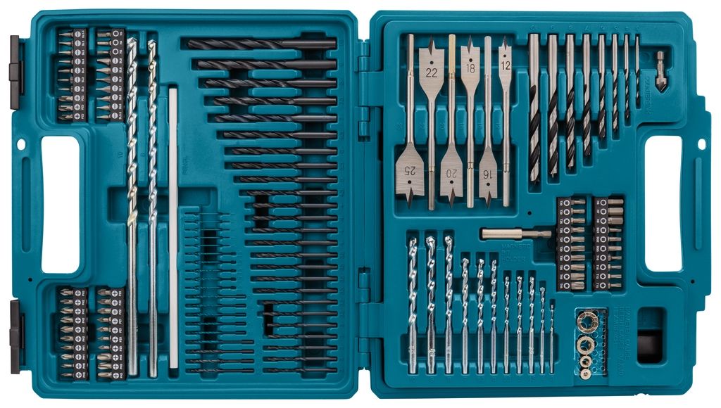 Makita Tilbehør E-06270 Bore-/skruebitssæt 212 dele