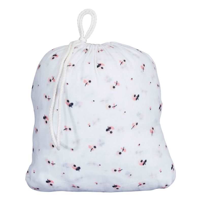 Lot de 2 draps housse coton bio Miss fleur de lune