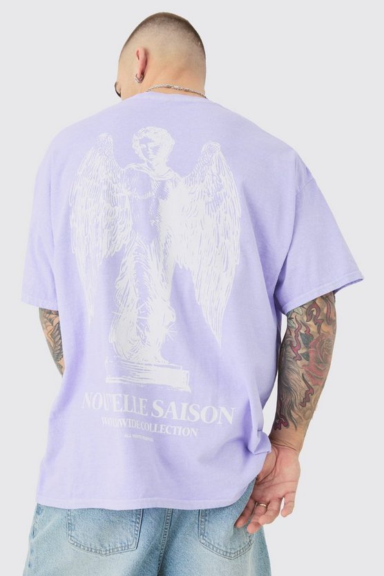 Oversize T-Shirt mit Nouvelle Renaissance-Print