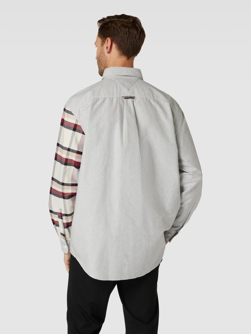 Freizeithemd mit Mustermix in offwhite