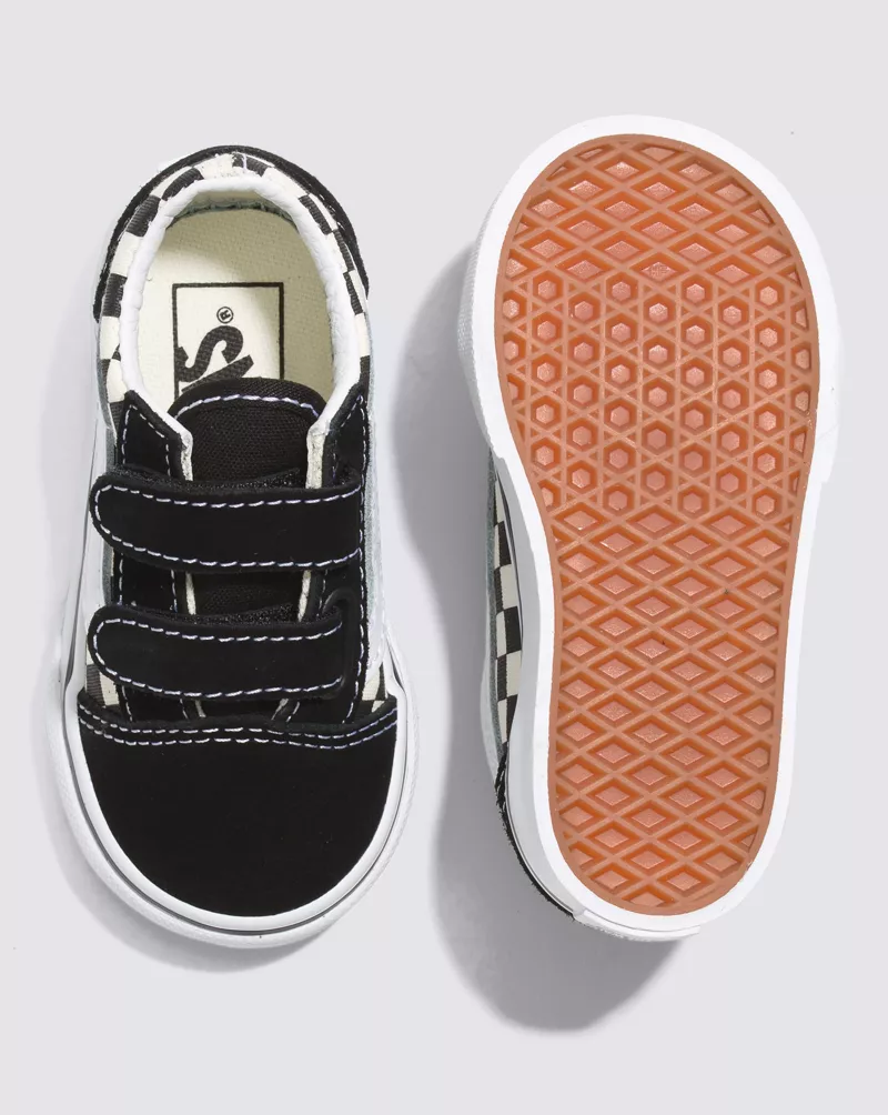Toddler Old Skool V Primary Check Shoe