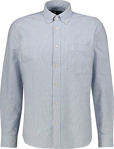 Marc O'Polo Herren Hemd Regular Fit Langarm