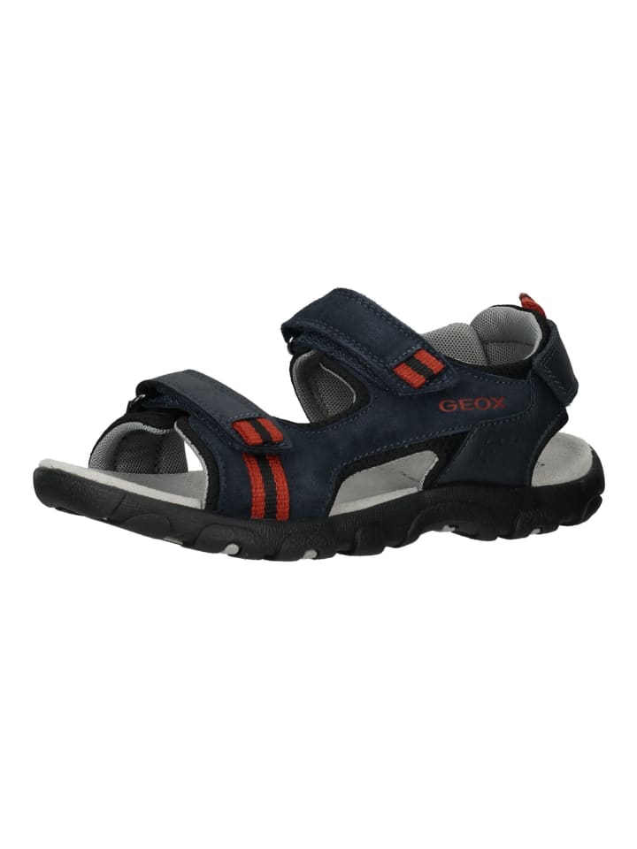 Geox Sandalen in Navy/Rot günstig kaufen