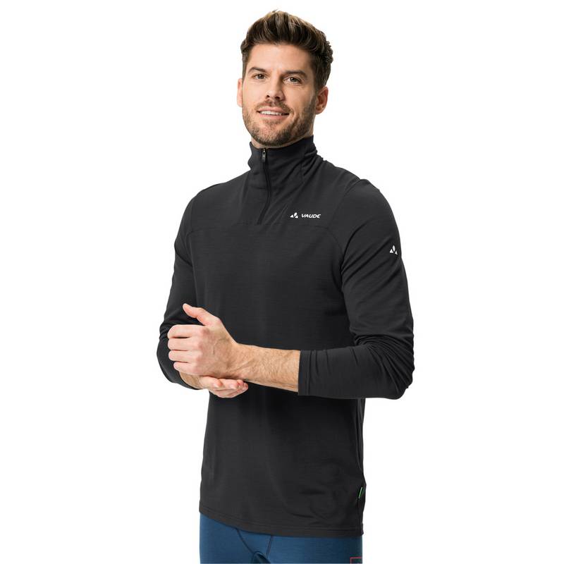 VAUDE Men's Monviso Wool Halfzip LS T-Shirt T-Shirt Herren