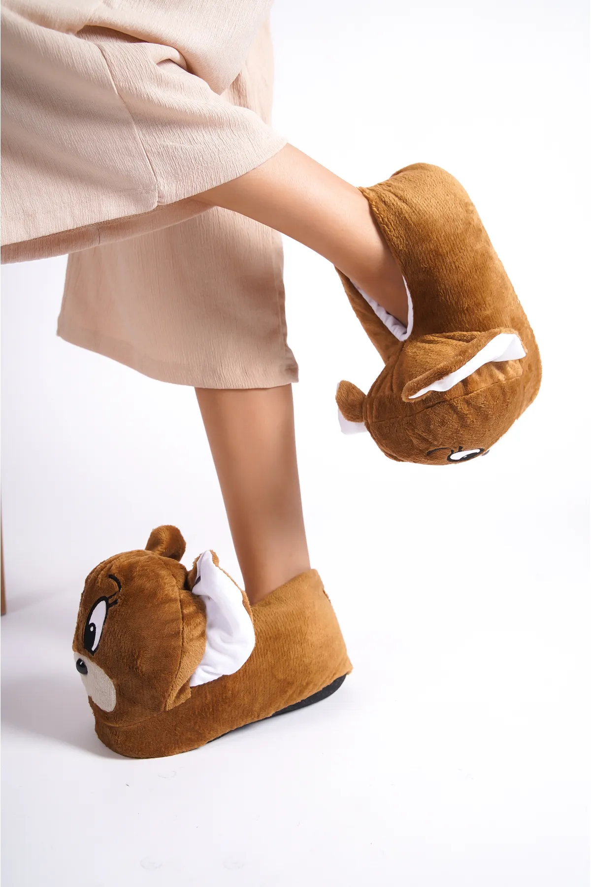 Capone Outfitters  Panduf Plüsch-Damenstiefeletten