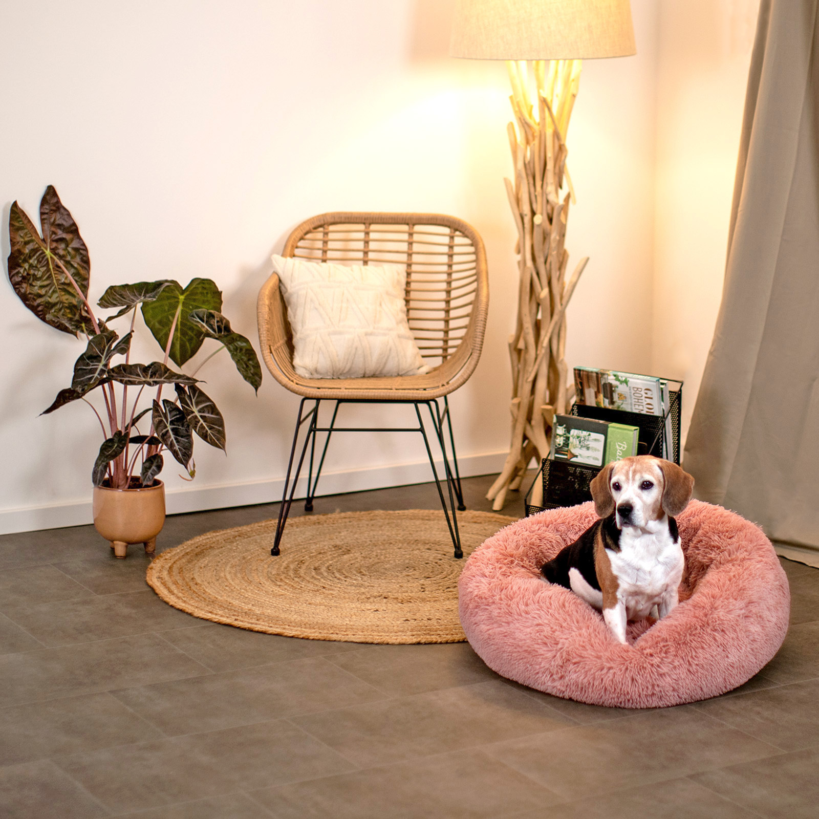 Lionto Hundebetten Lionto Donutbett rosa XL