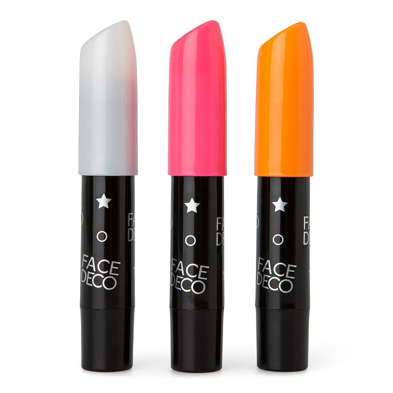 Ansiktssminke 3-pk Neon