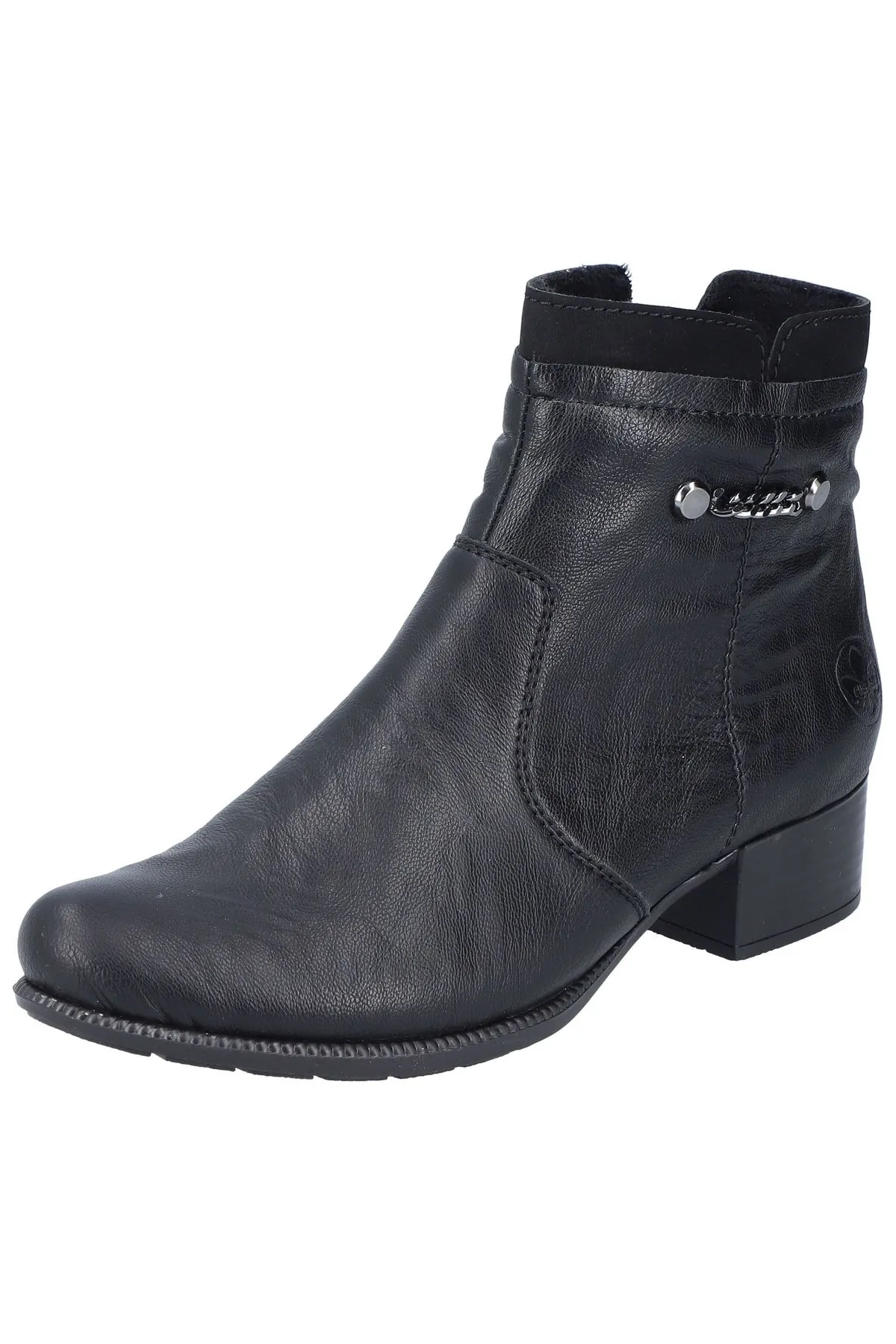 Rieker  Stiefelette - Schwarz - Blockabsatz
