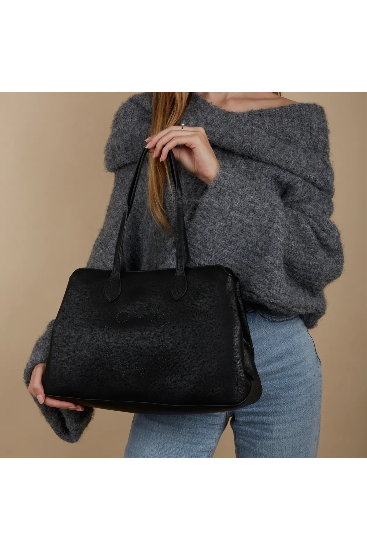 JOOP JEANS  Joop! Jeans Giro Minou Damen Schultertasche Schwarz 4130000549