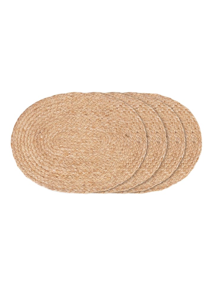 ebuy24 Platzsets Bombay Natur 35 x 45 cm günstig kaufen onesize