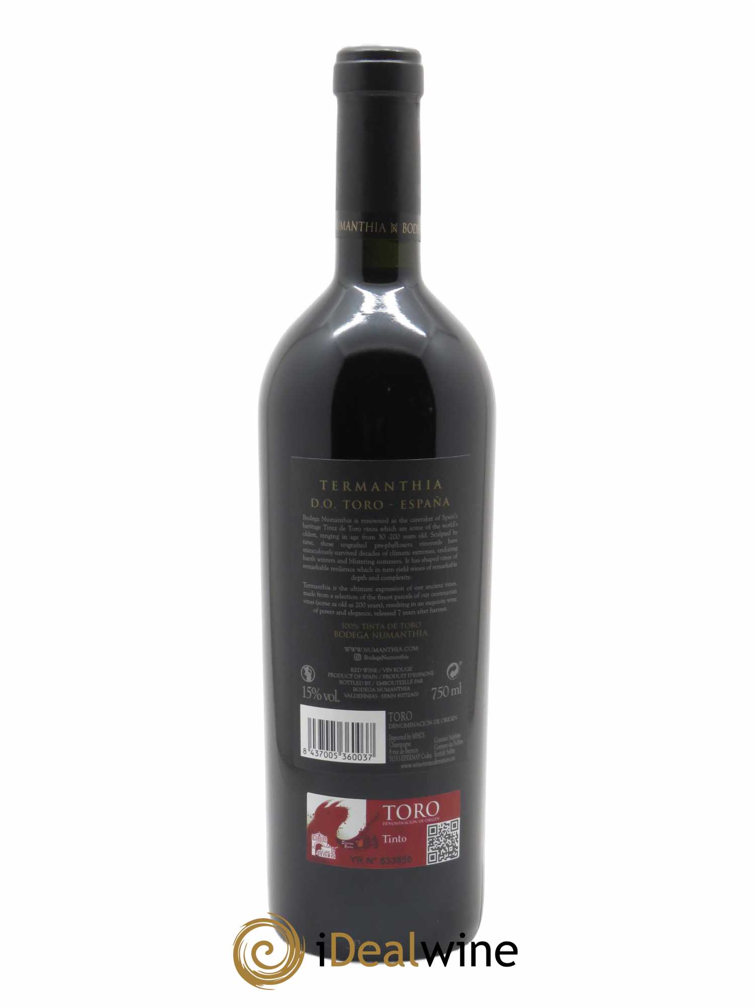 Toro DO Bodega Numanthia Termanthia  2015 - Lot de 1 Bouteille