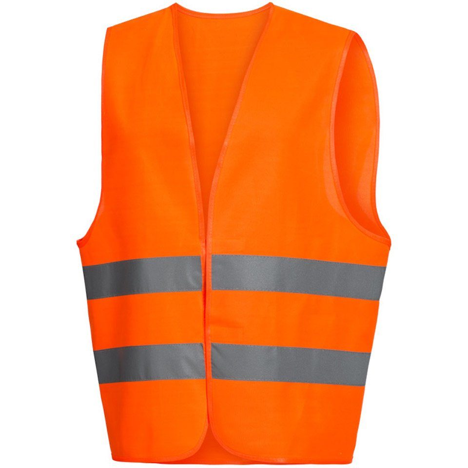 Ecoix Warnweste Warnweste Orange (1-tlg)