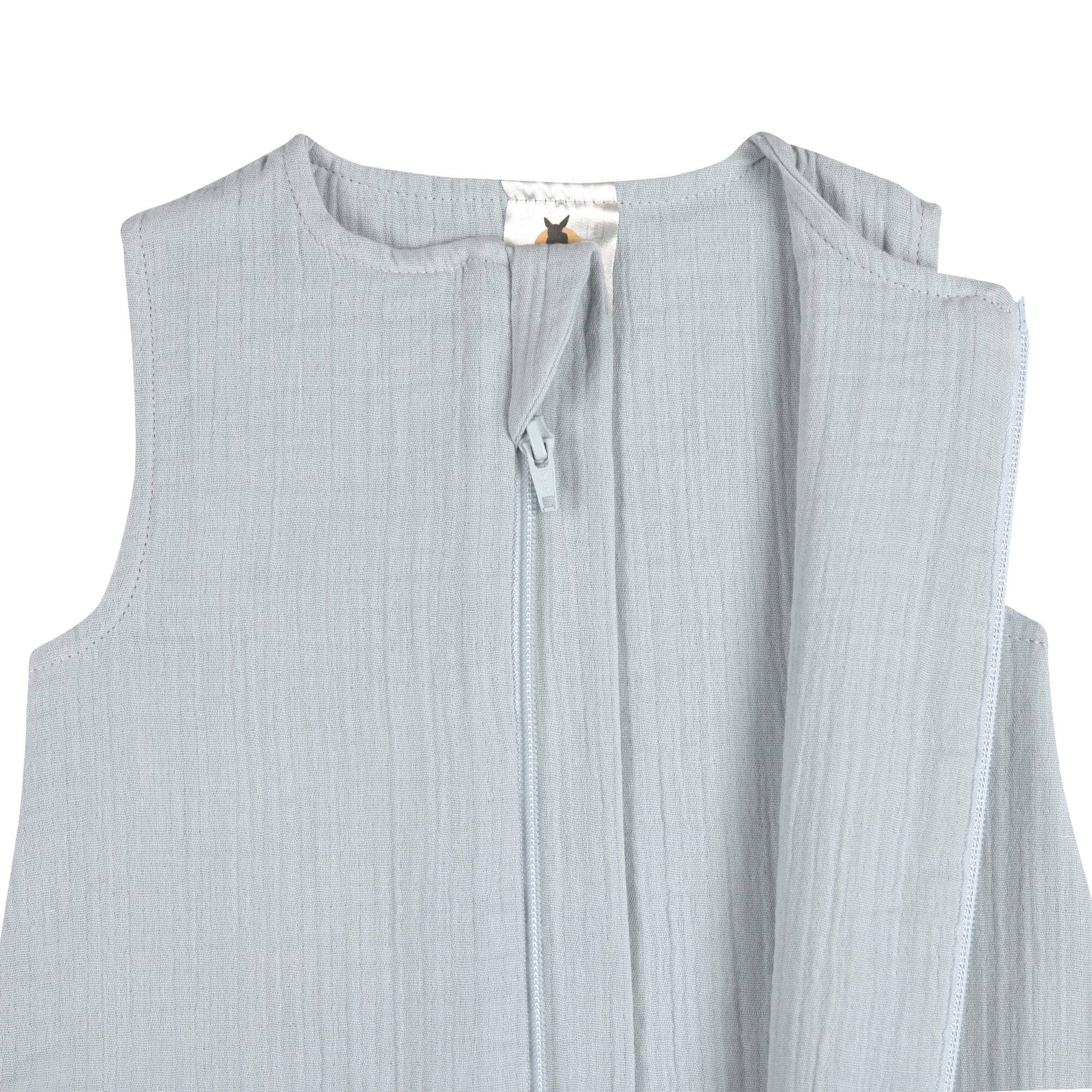 Musselin Schlafsack (Sommer, Tog 1) - Bio Baumwolle, Blau