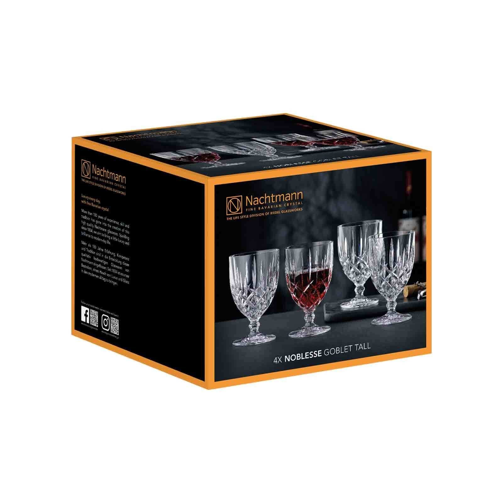 Nachtmann Weinglas Noblesse Weingläser 350 ml 4er Set, Glas