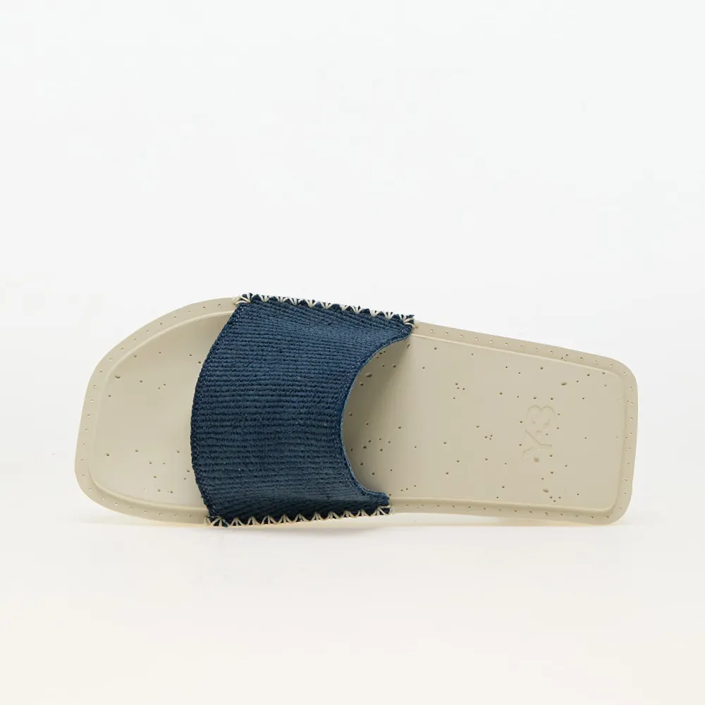 Y-3 Water Slide Supplier Colour Preloved Indigo Crew IG4039 / weiss