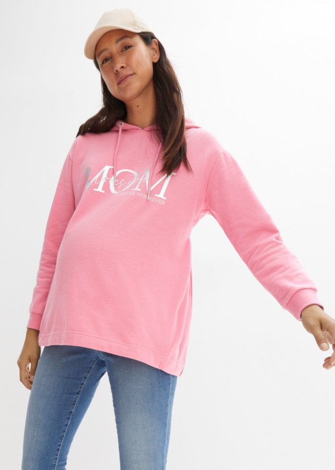 Umstands-Sweatpullover mit Reißverschluss