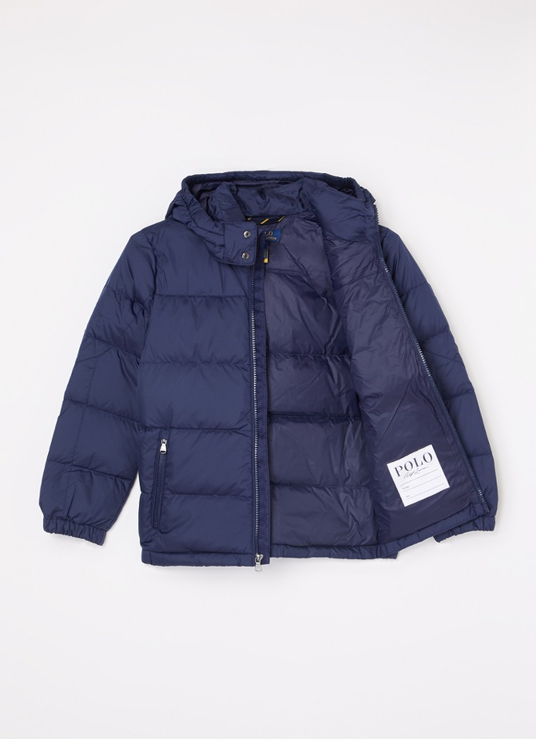 Jachetă Ralph Lauren cu puf și glugă detașabilă