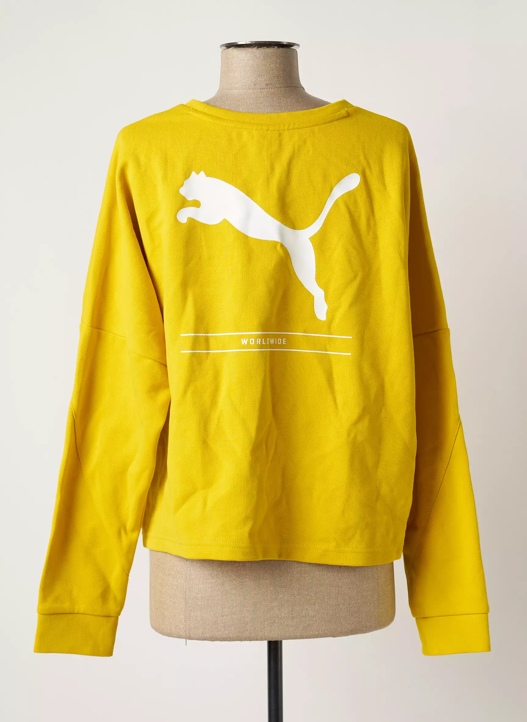 Puma Sweats Femme couleur jaune
