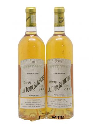 Château la Tour Blanche 1er Grand Cru Classé  1999 - Lot de 2 Bouteilles