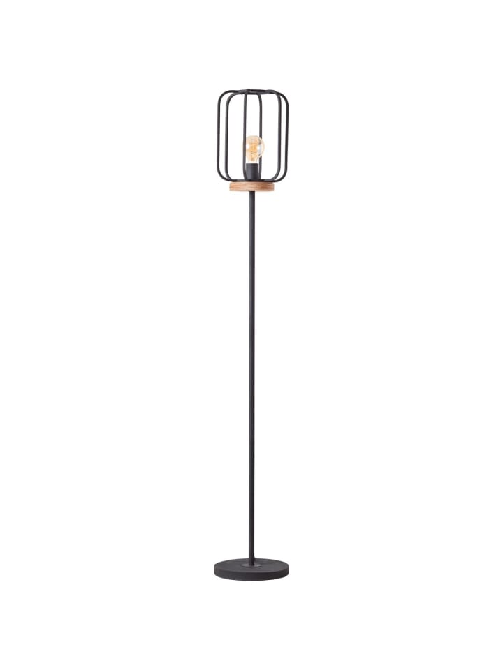 Brilliant Standleuchte, 1-flammig Tosh ⌀ 25 cm in antik holz/schwarz korund günstig kaufen onesize