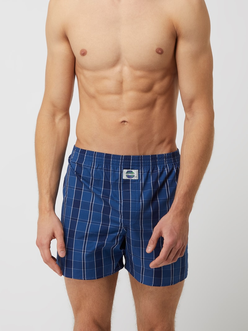 Boxershorts aus Baumwolle in dunkelblau