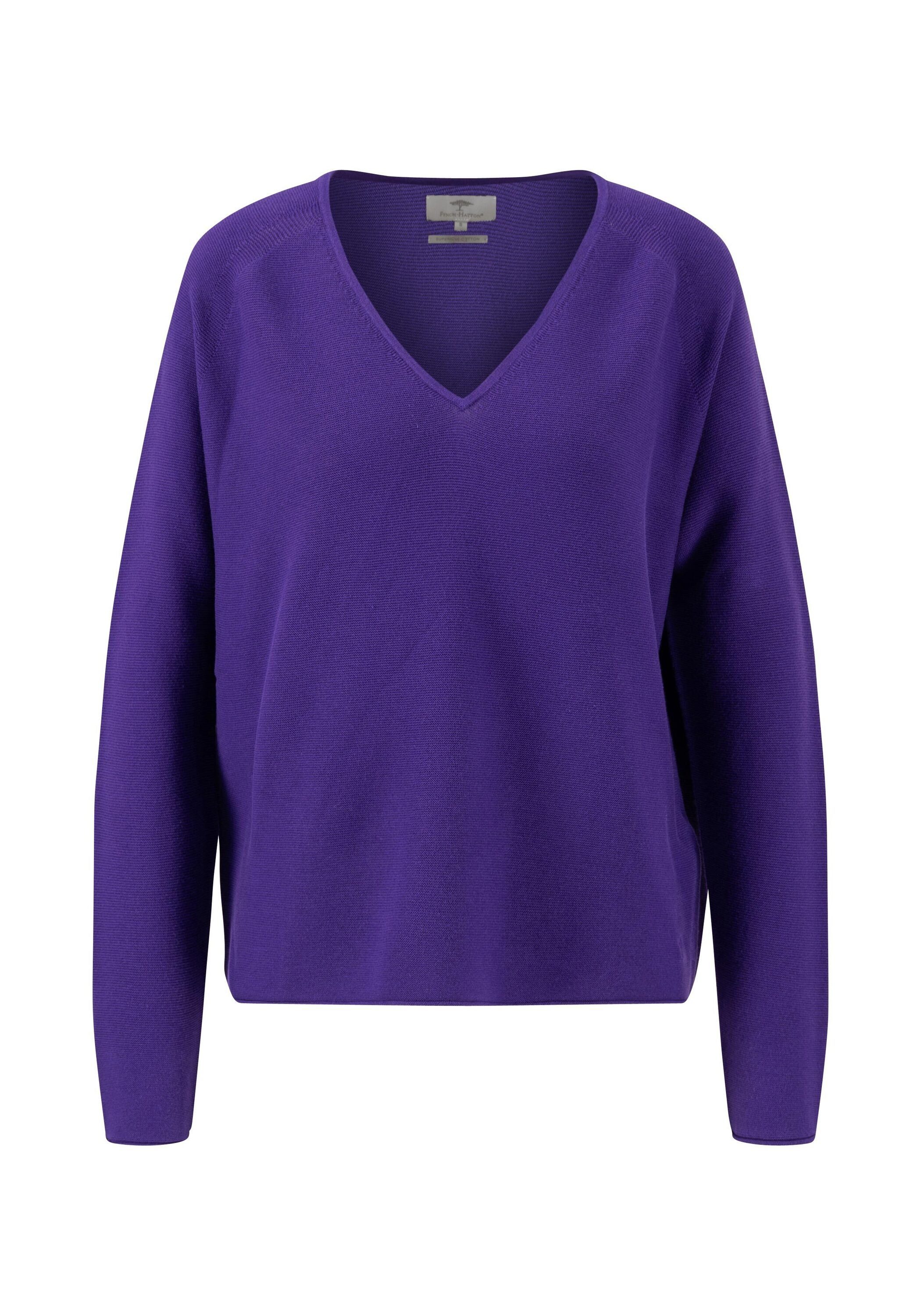 FYNCH-HATTON Strickpullover 23147003 - V-Ausschnitt Pullover aus Feinstrick (1-tlg)