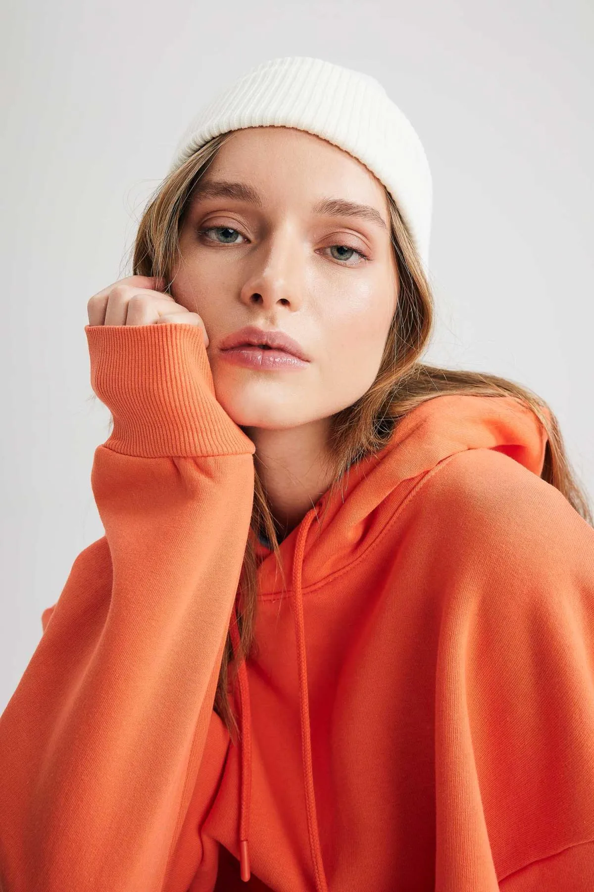 DeFacto  Basic-Strick-Baskenmütze für Damen