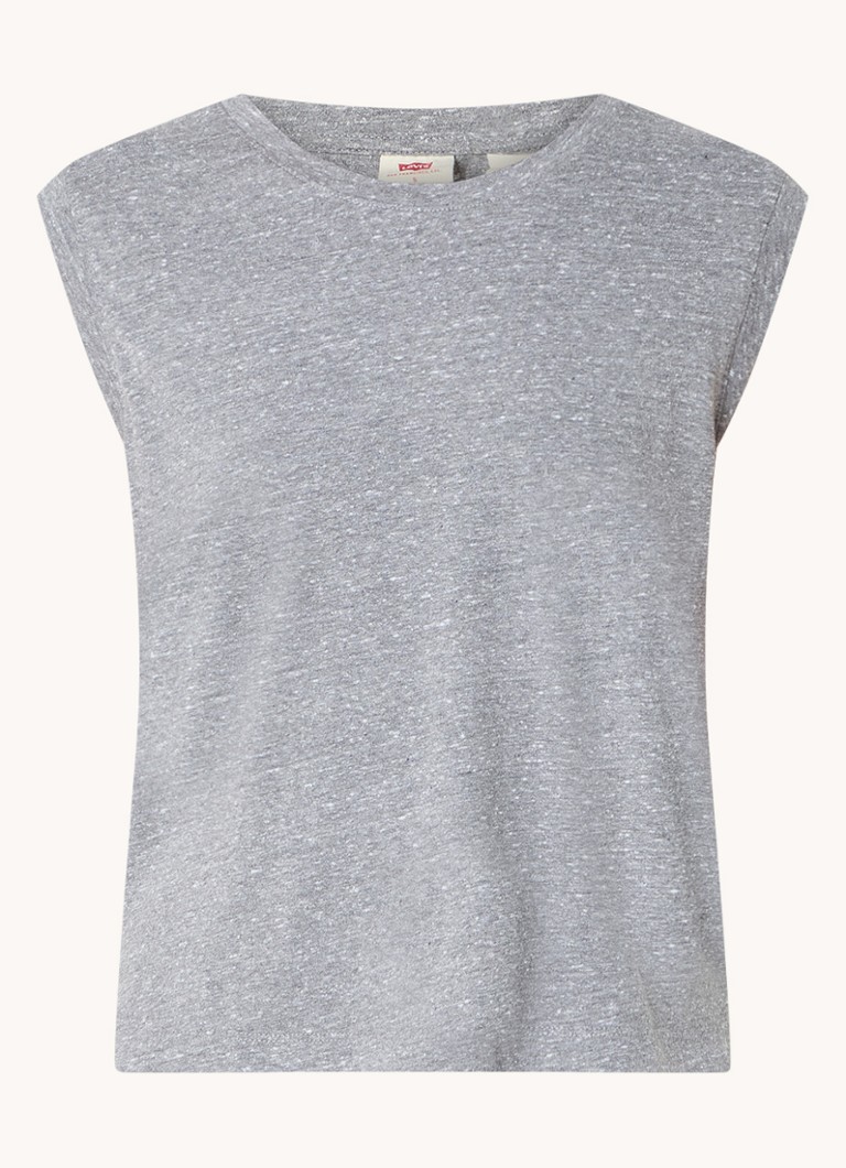 Αμάνικο τοπ Levi's με φαρδιά μανίκια και μοτίβο με κόκκινα άνθη