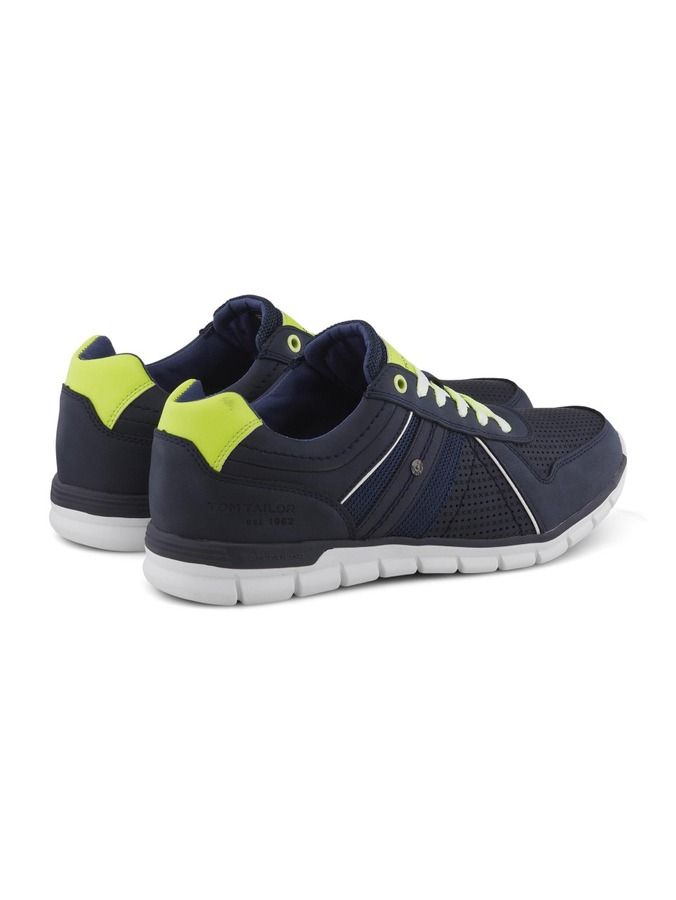 TOM TAILOR Komfort Schnürer bunt navy