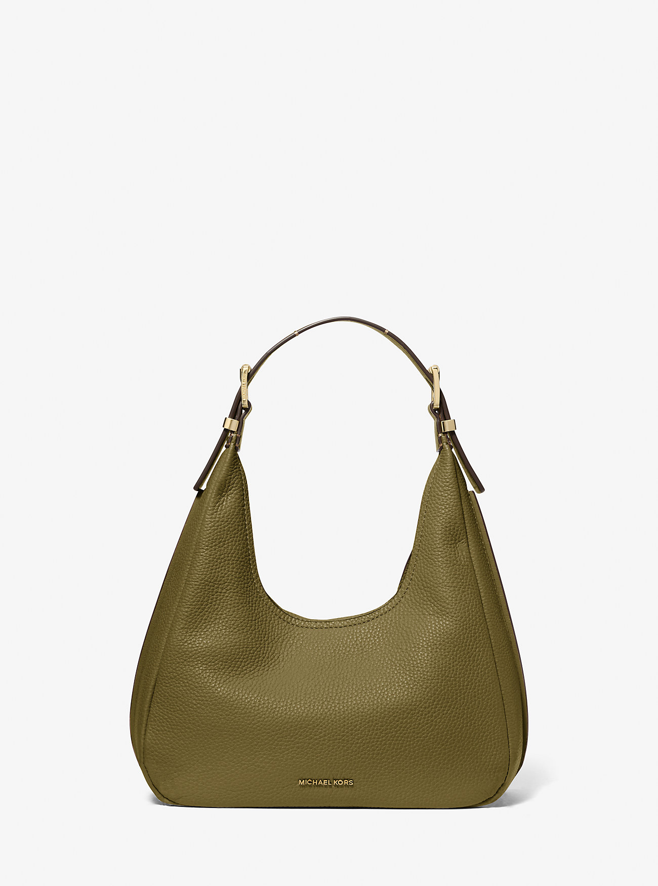Nolita Small Pebbled Leather Hobo Shoulder Bag - MULBERRY