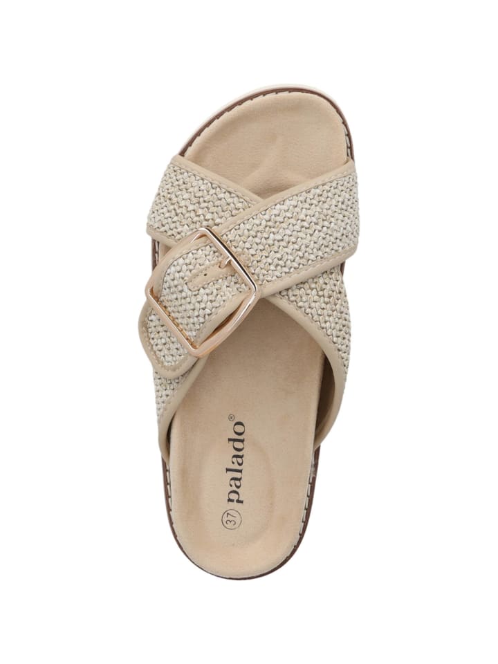 palado Pantoletten in Beige günstig kaufen
