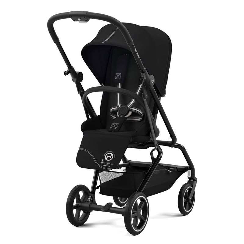 Poussette compacte Eezy Twist+ 2 Moon black châssis black Cybex