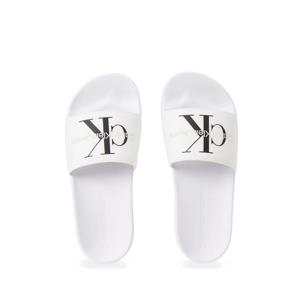 Calvin Klein Slide Monogram YW00103-01W / weiss