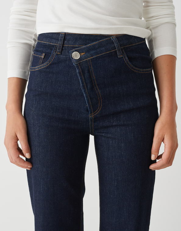 Wide Leg Jeans Marli crisscross