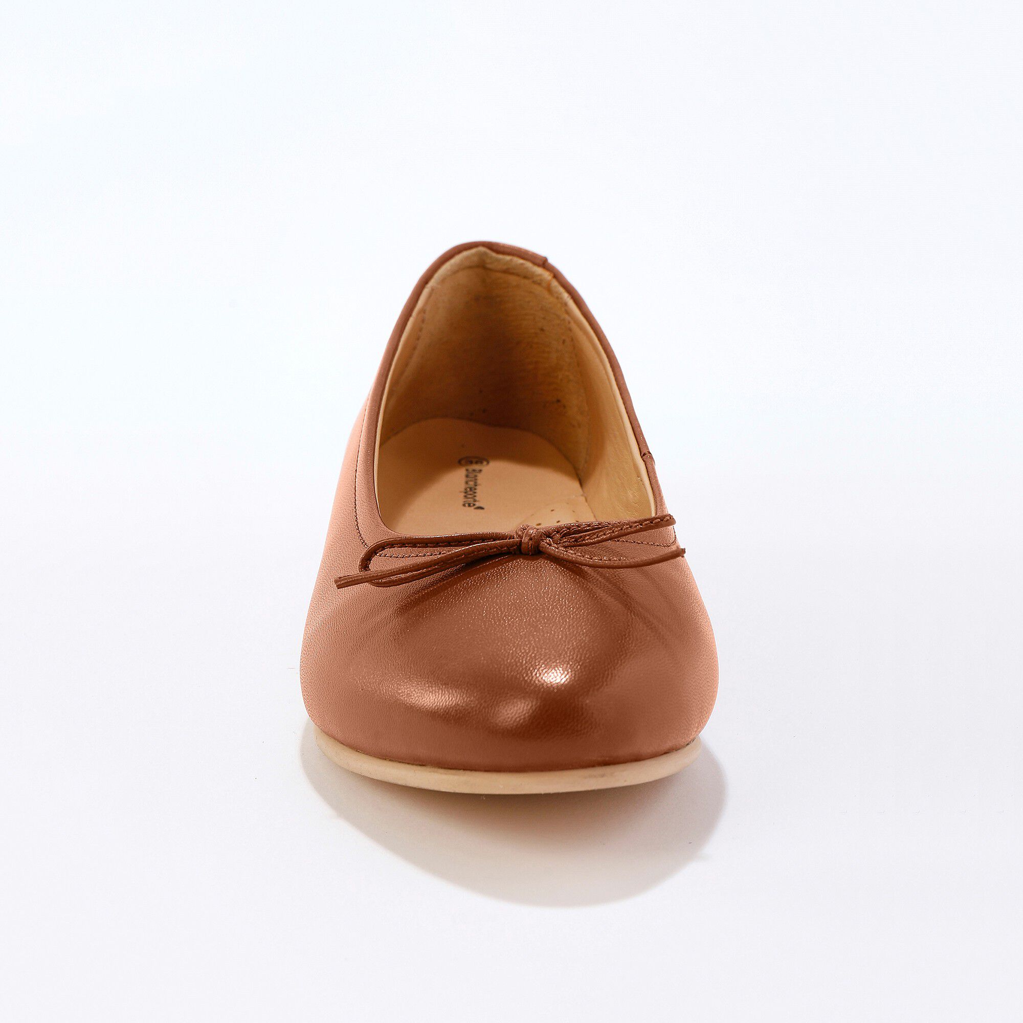 Ballerines plates confort en cuir