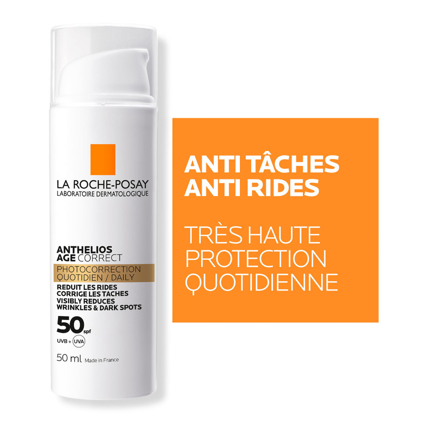 la roche-posay Anthelios SPF50 Photocorrection Anti-rides Anti-taches 50 ml