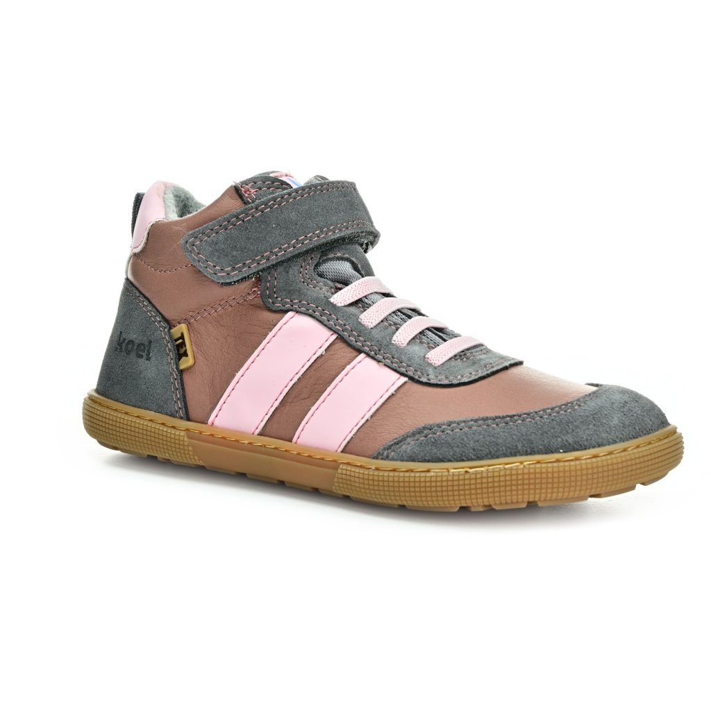 Koel4kids Devo Tex Print Merin Pink Winterbarfußschuhe