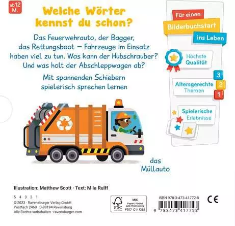 Meine ersten Wörter: Fahrzeuge im Einsatz